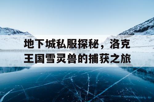 地下城私服探秘，洛克王国雪灵兽的捕获之旅